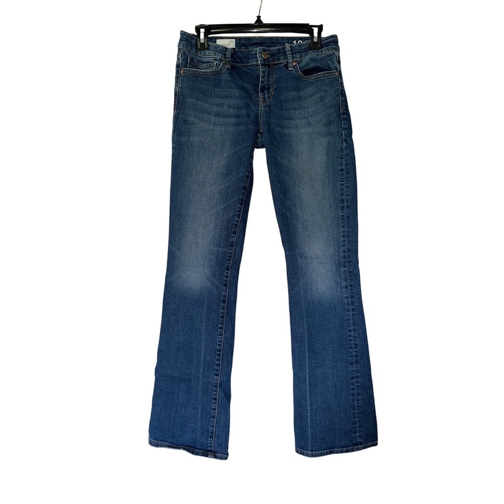 Gap 1969 Sexy Boot Jeans Medium Wash Blue Denim Bootcut Pants Size 27r 4/27